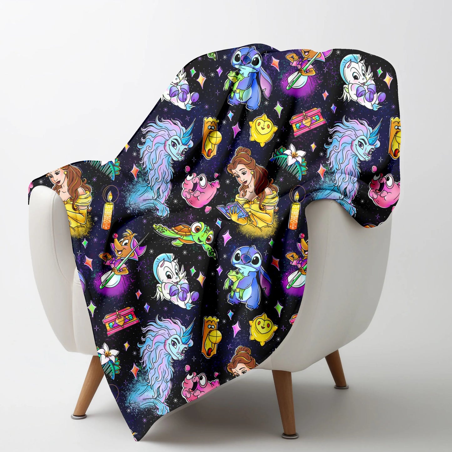 Character Mash Up Blanket 50x60