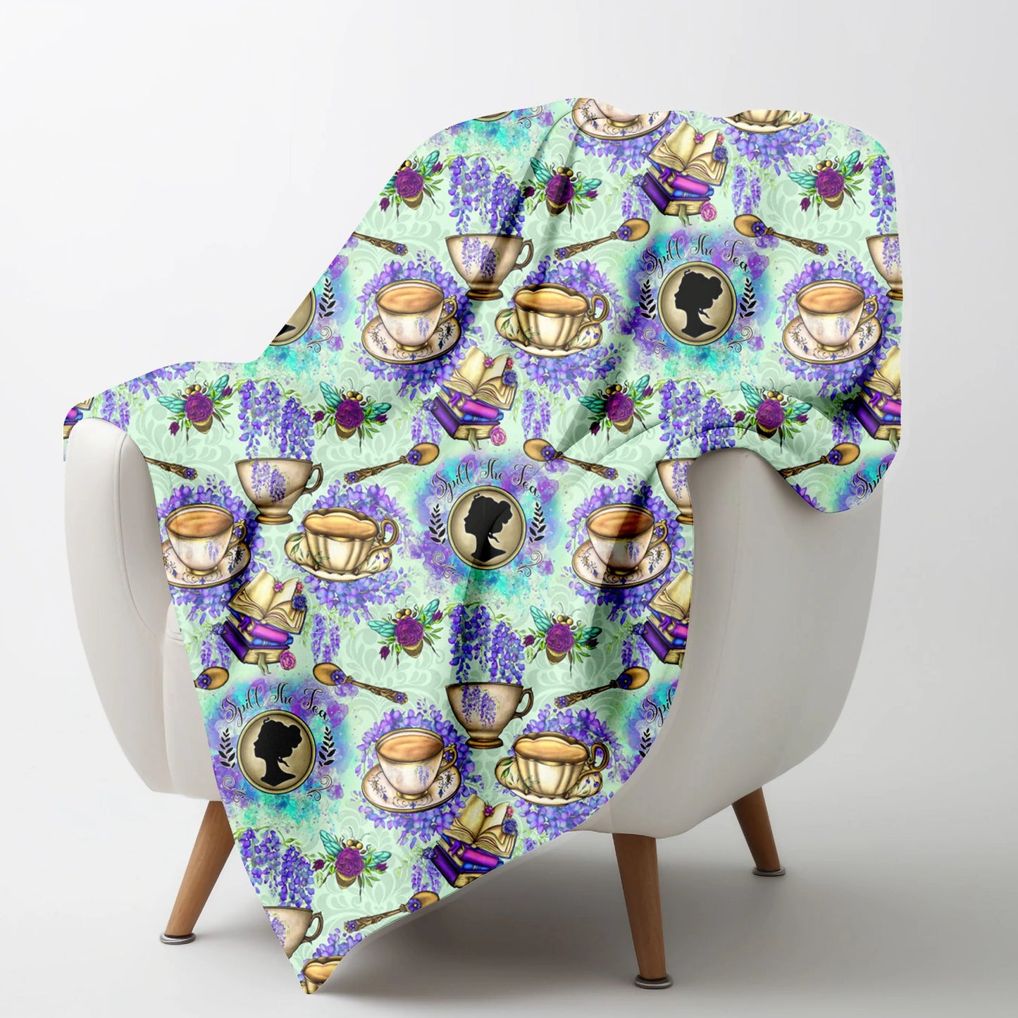 Bridgerton Inspired Blanket 50x60
