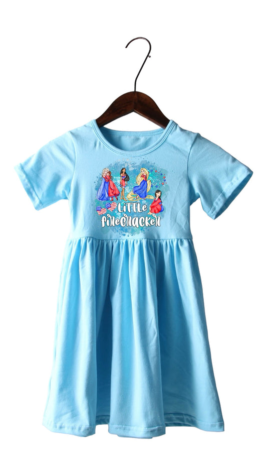 5/6 4th of July Princess Dress